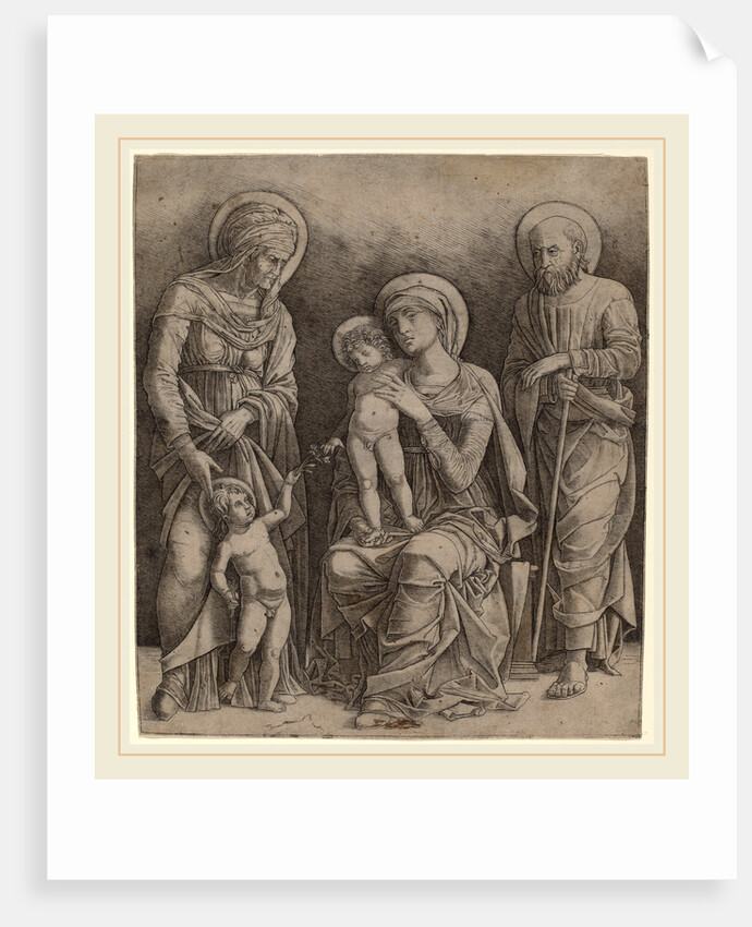 Holy Family with Saint Elizabeth and the Infant Saint John by Giovanni Antonio da Brescia