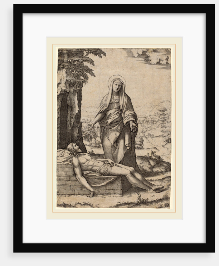 The Lamentation of the Virgin, 1510 by Marcantonio Raimondi