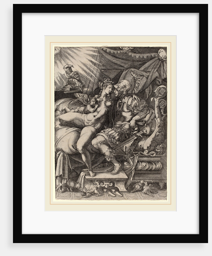 The Loves of Mars and Venus by Enea Vico