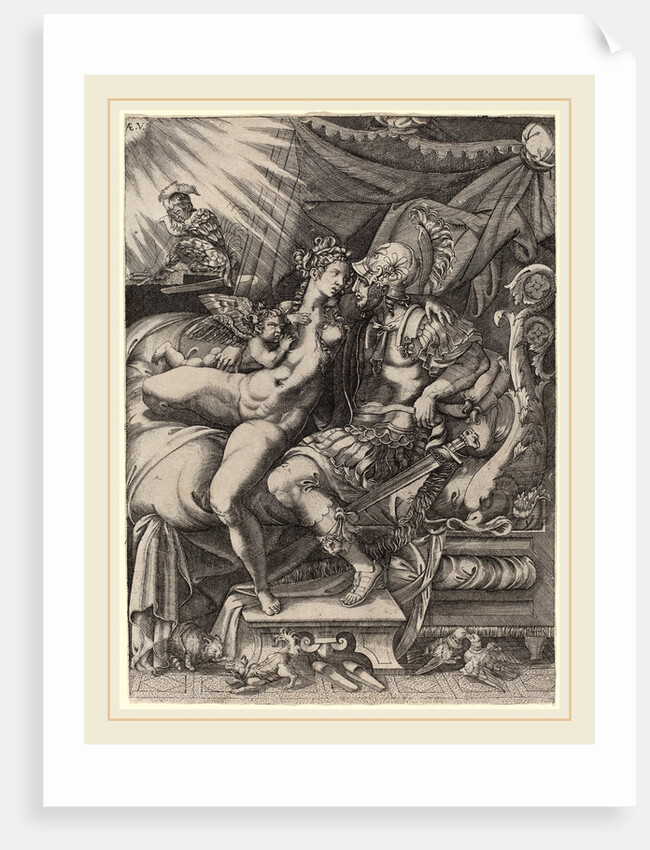 The Loves of Mars and Venus by Enea Vico