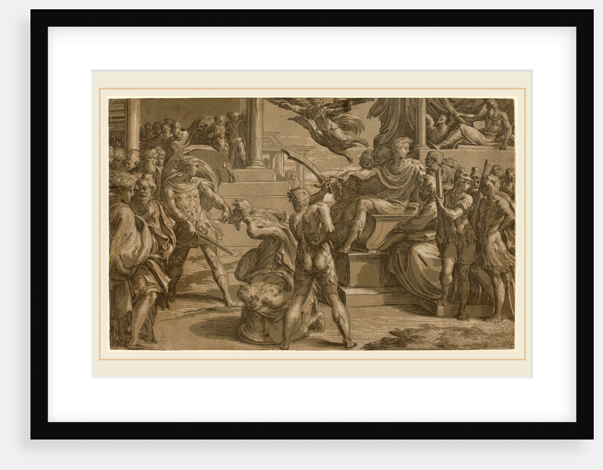 The Martyrdom of Two Saints recto, c. 1530 by Antonio da Trento