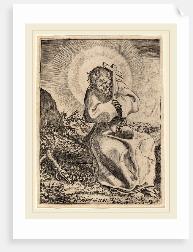 Saint Francis of Assisi, 1585 by Annibale Carracci