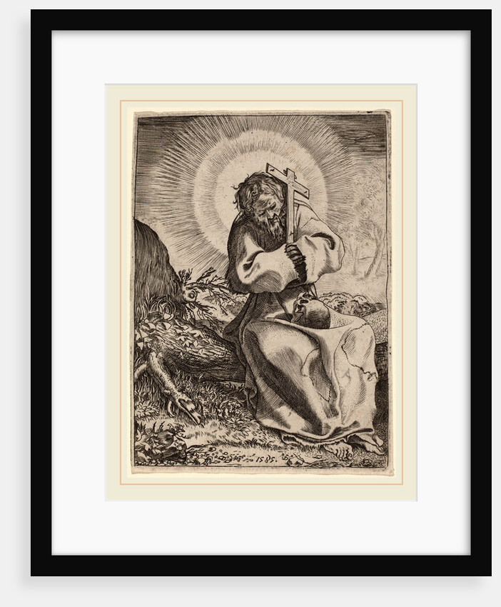 Saint Francis of Assisi, 1585 by Annibale Carracci