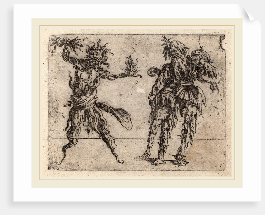 From Bizzarie di varie Figure, 1624 by Giovanni Battista Bracelli