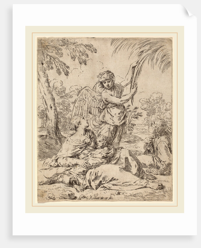 The Rest on the Flight into Egypt by Simone Cantarini