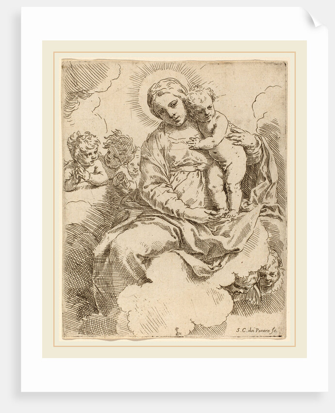 The Virgin and Child by Simone Cantarini