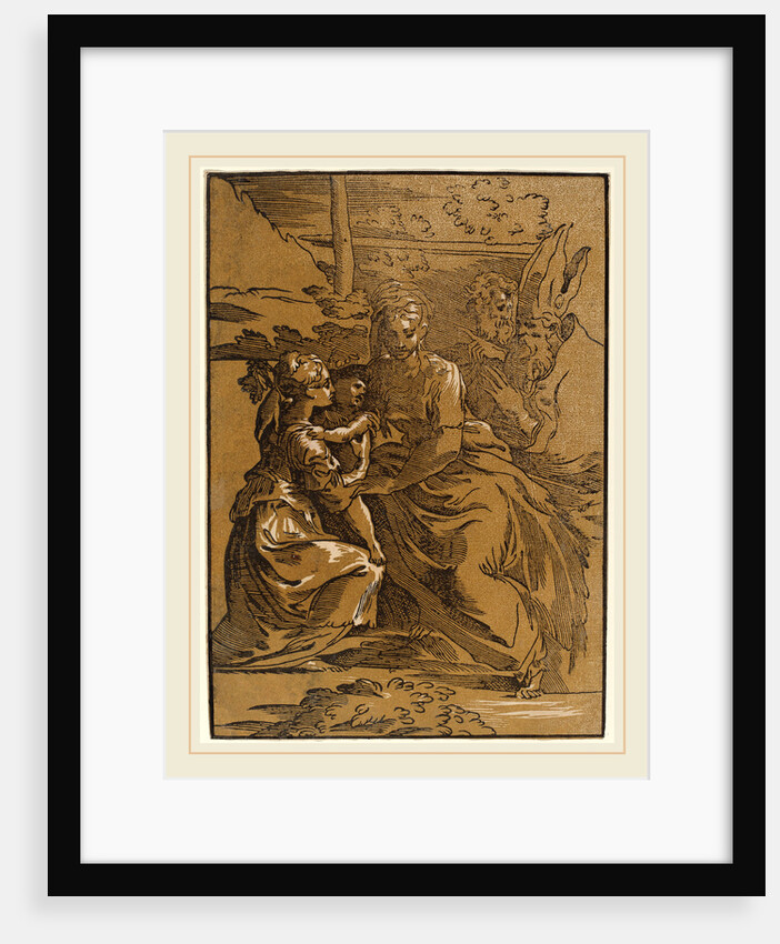 The Holy Family with Two Saints by Antonio da Trento
