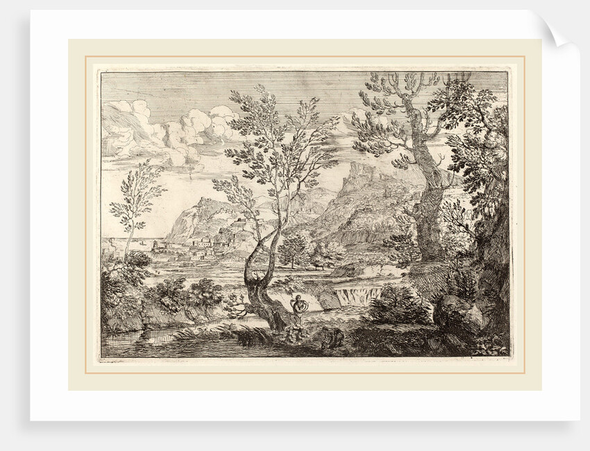 A Waterfall, 1696 by Crescenzio Onofri