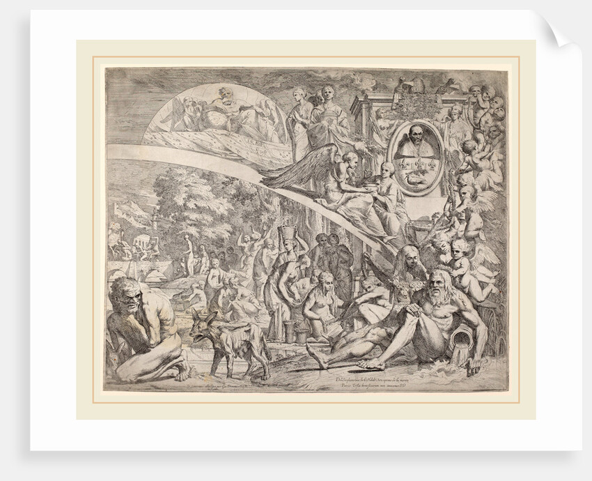 An Allegory in Honor of Innocent X, 1644 by Pietro Testa