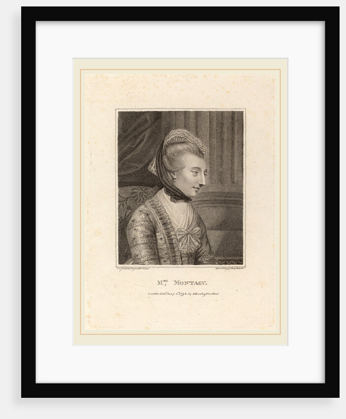 Mrs. Montague, 1792 by Francesco Bartolozzi
