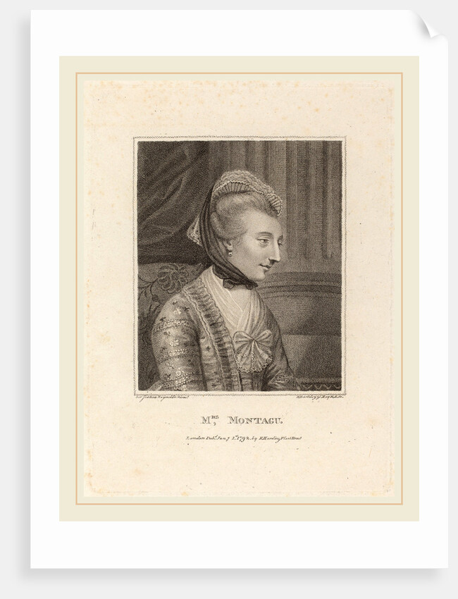 Mrs. Montague, 1792 by Francesco Bartolozzi