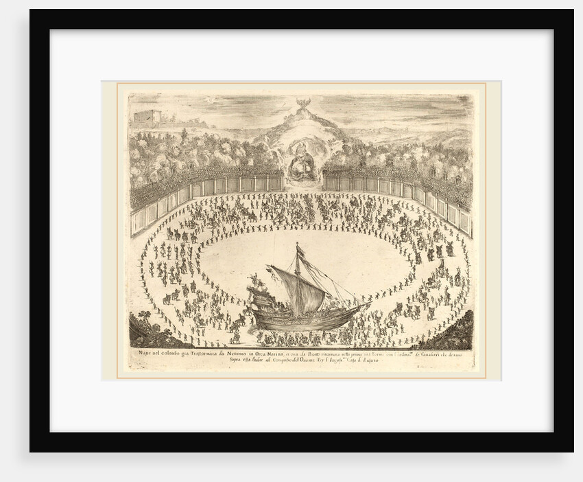 Parade with a Chariot Having the Form of a Ship, 1652 by Stefano Della Bella