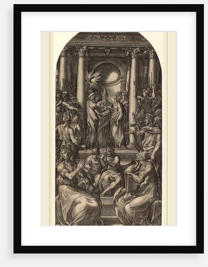 The Marriage of the Virgin, c. 1526 by Gian Jacopo Caraglio