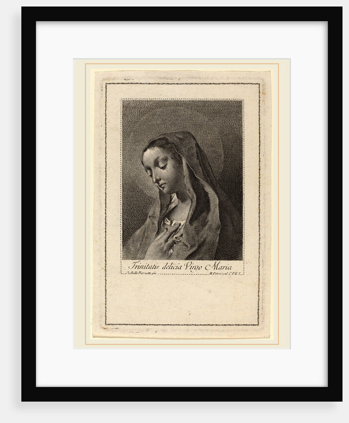 Trinitatis delicia Virgo Maria by Marco Alvise Pitteri