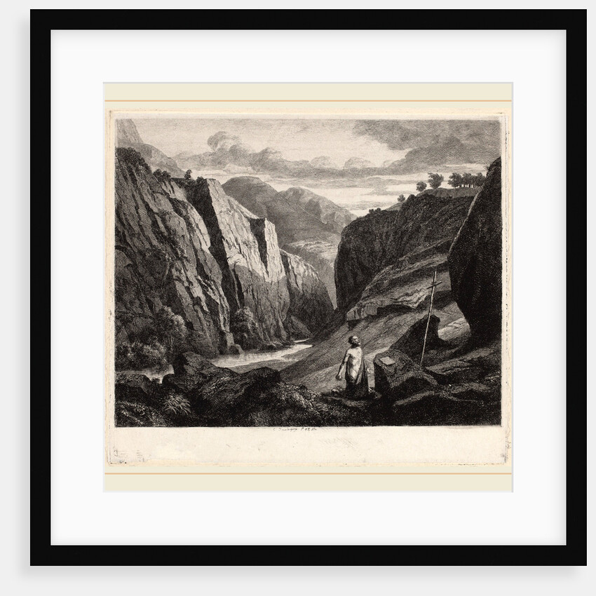 Saint Jerome, c.1840 by Charles-François Daubigny