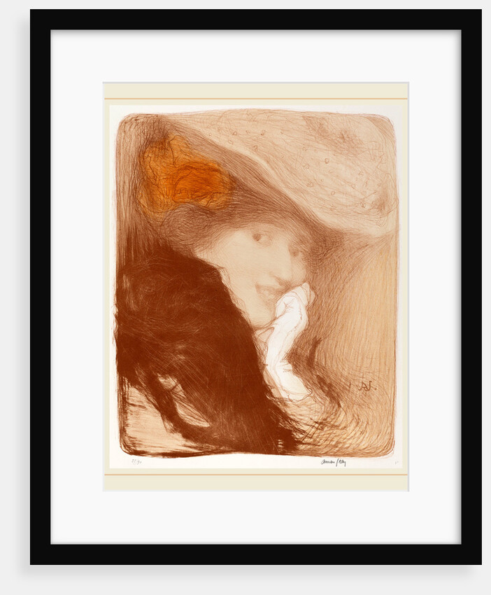 La Rieuse: Madame Albert Besnard, 1897 by Edmond Aman-Jean