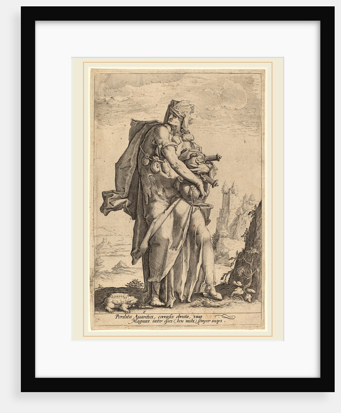 Avarice by Jacob Matham