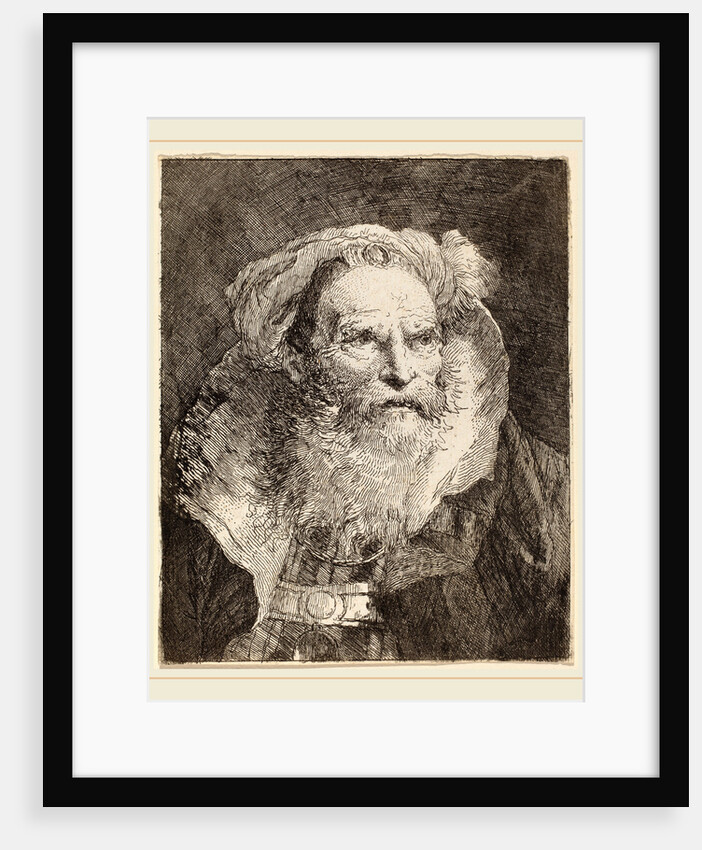 Old Man Meditating, c. 1762 by Giovanni Domenico Tiepolo