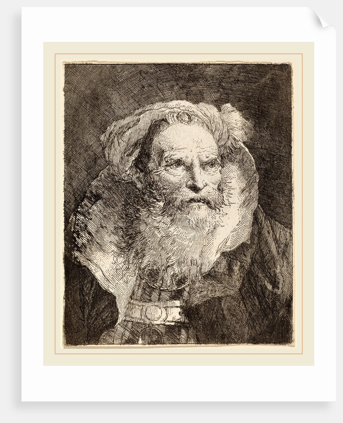 Old Man Meditating, c. 1762 by Giovanni Domenico Tiepolo