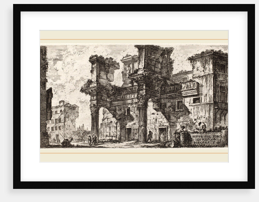 Parte di Foro di Nerva, 1748 by Giovanni Battista Piranesi