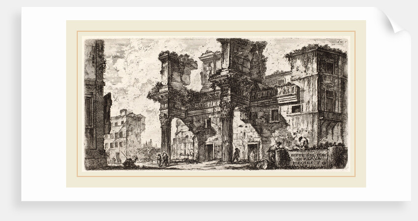 Parte di Foro di Nerva, 1748 by Giovanni Battista Piranesi