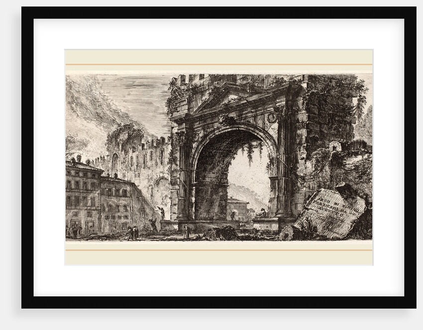 Arco di Rimino fabbricato da Augusto, 1748 by Giovanni Battista Piranesi