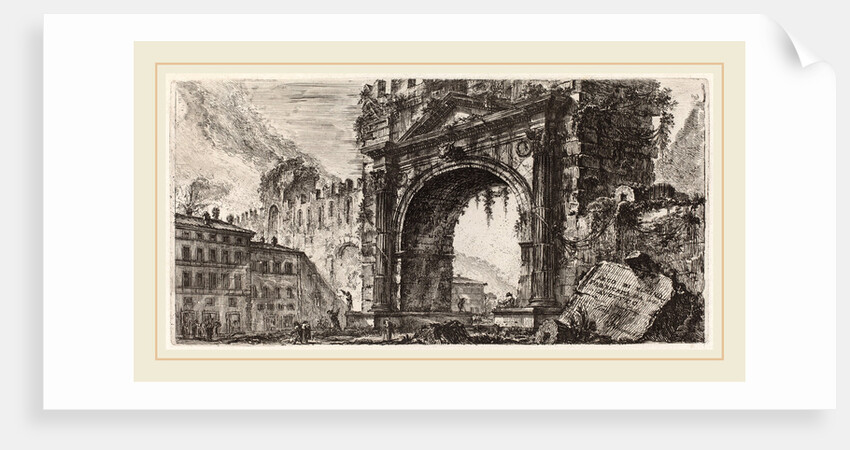 Arco di Rimino fabbricato da Augusto, 1748 by Giovanni Battista Piranesi