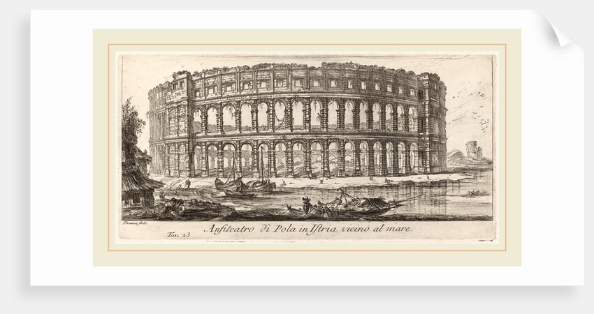 Anfiteatro di Pola in Istria, 1748 by Giovanni Battista Piranesi
