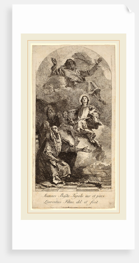 The Vision of Saint Anne by Lorenzo Baldissera Tiepolo