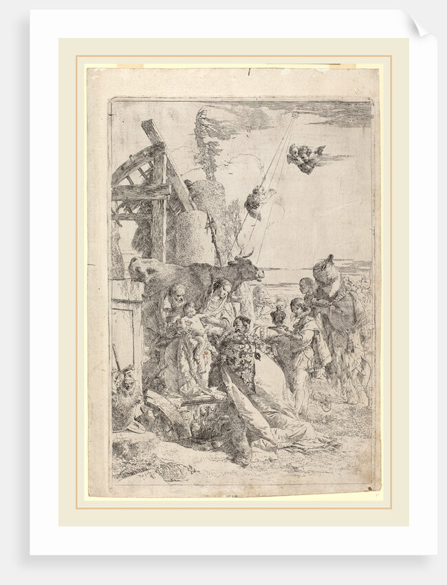 The Adoration of the Magi, c. 1740 by Giovanni Battista Tiepolo