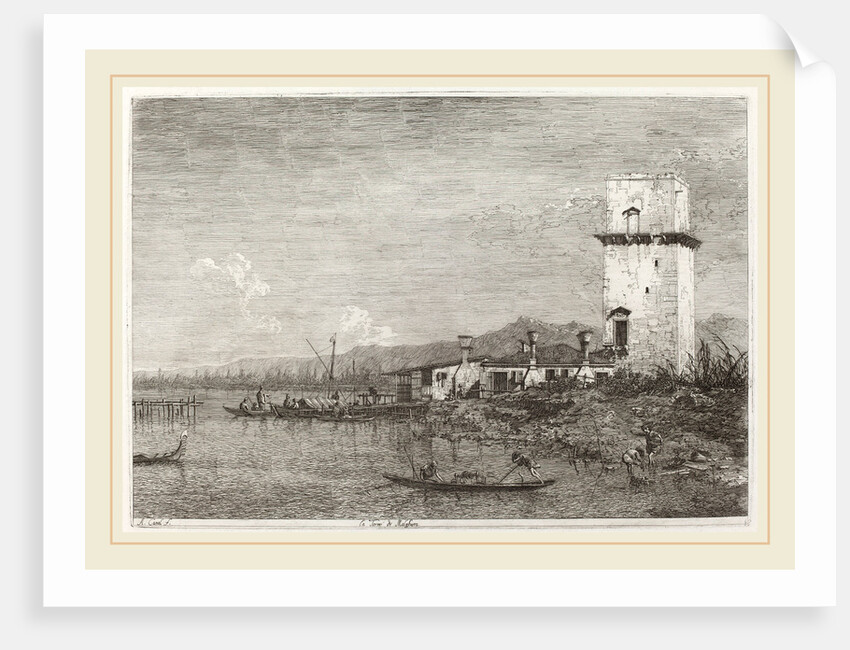 La Torre di Malghera by Canaletto