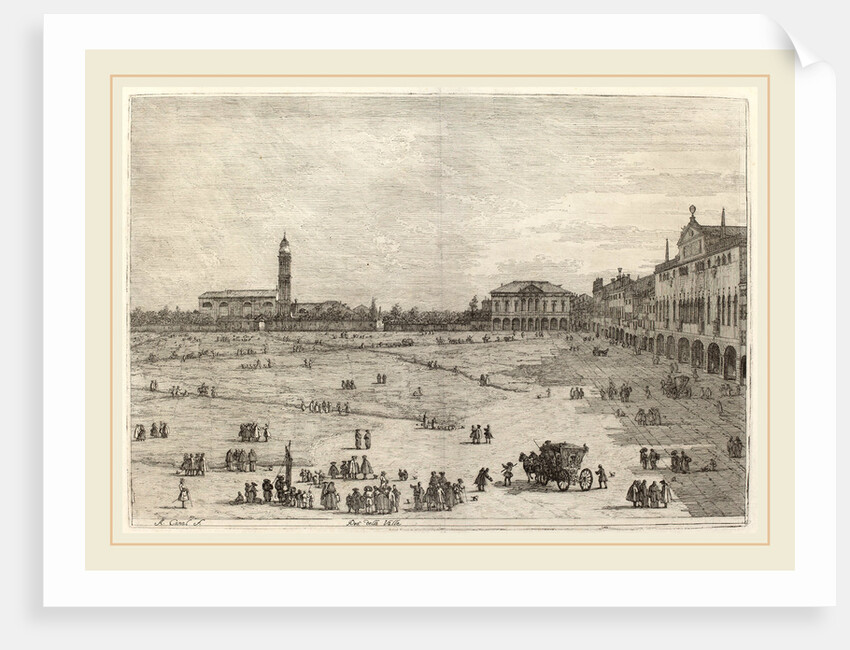 Pra della Valle by Canaletto