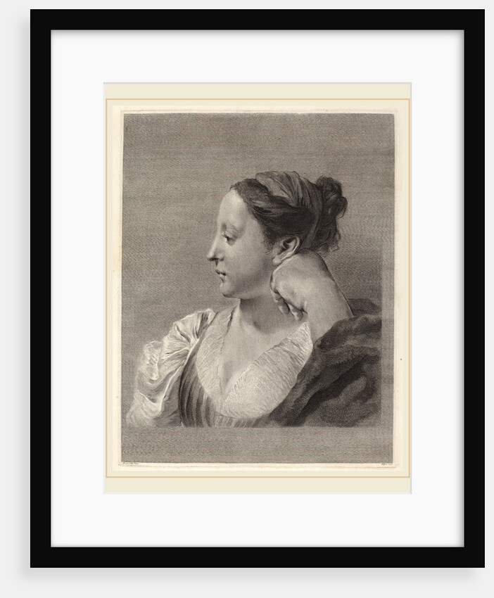 Young Woman in Profile by Marco Alvise Pitteri