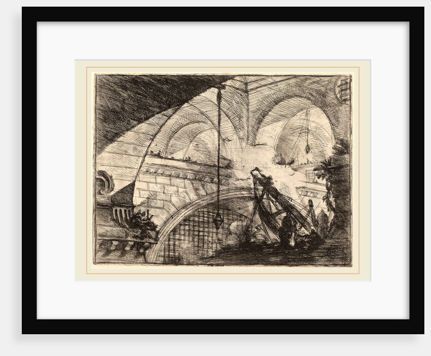 The Arch with a Shell Ornament by Giovanni Battista Piranesi