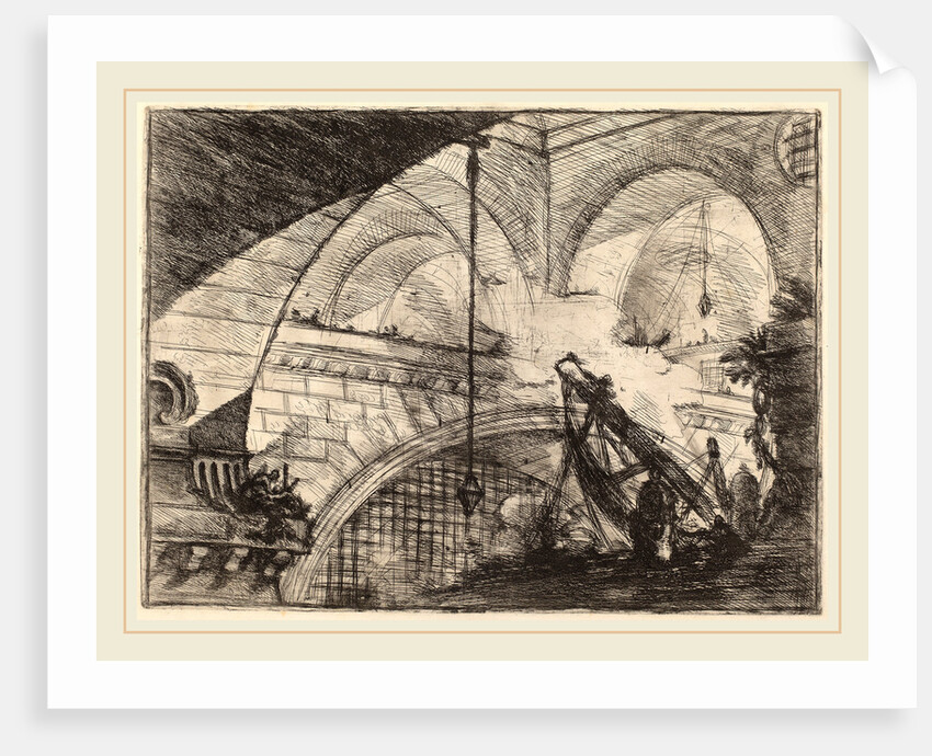The Arch with a Shell Ornament by Giovanni Battista Piranesi