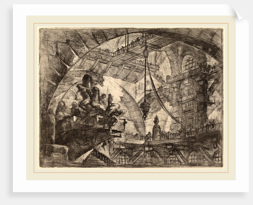 Prisoners on a Projecting Platform by Giovanni Battista Piranesi