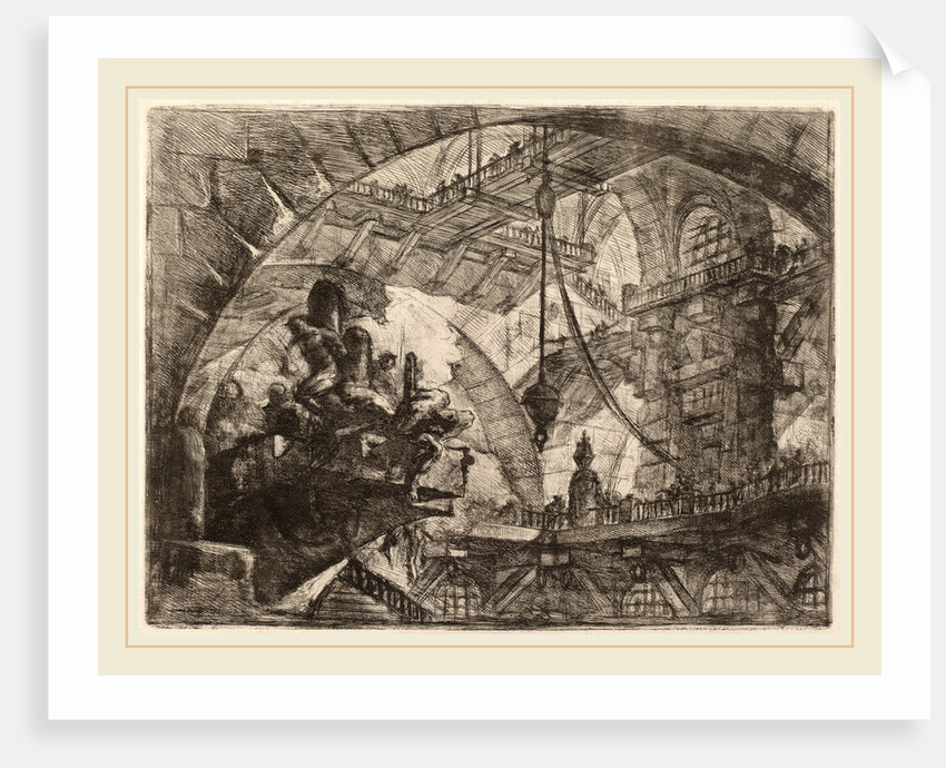 Prisoners on a Projecting Platform by Giovanni Battista Piranesi