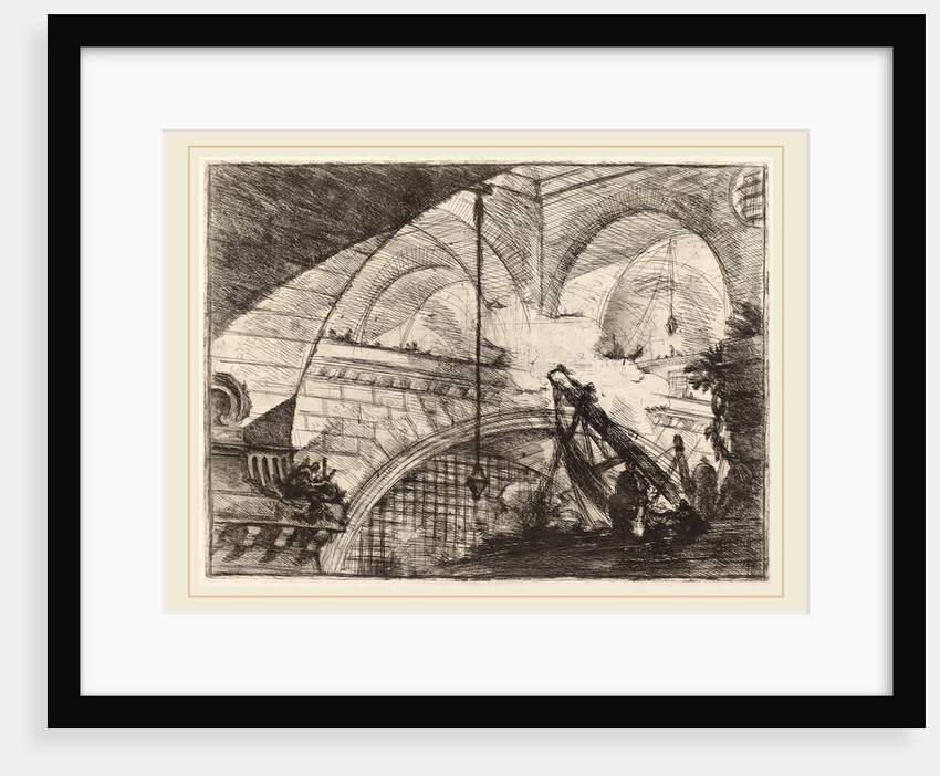 The Arch with a Shell Ornament by Giovanni Battista Piranesi