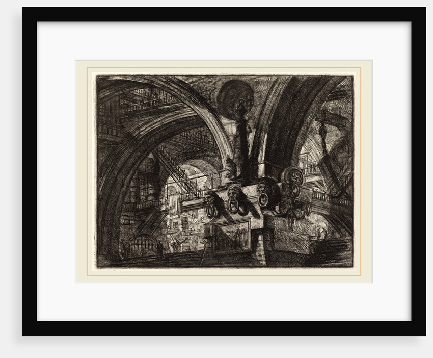 The Pier with a Lamp, 1780s by Giovanni Battista Piranesi