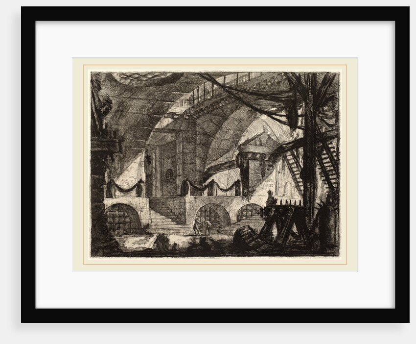 The Sawhorse, 1780s by Giovanni Battista Piranesi