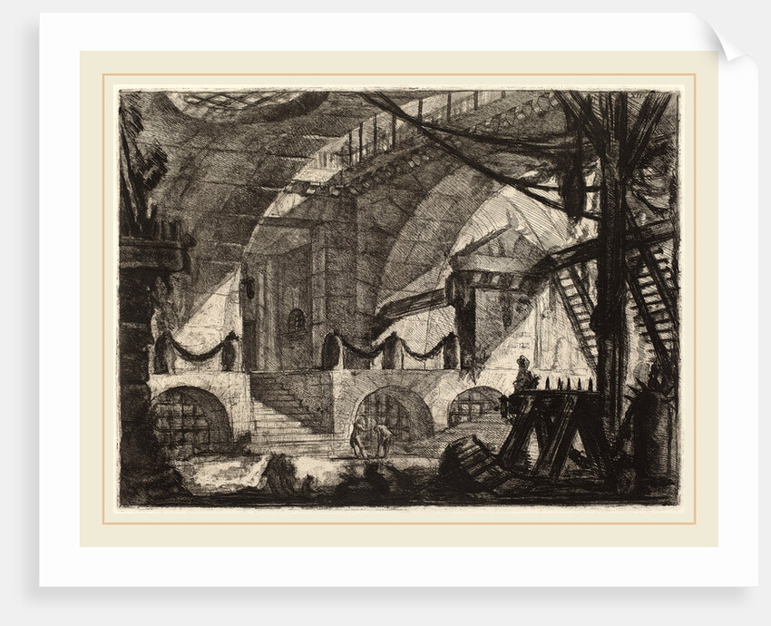 The Sawhorse, 1780s by Giovanni Battista Piranesi