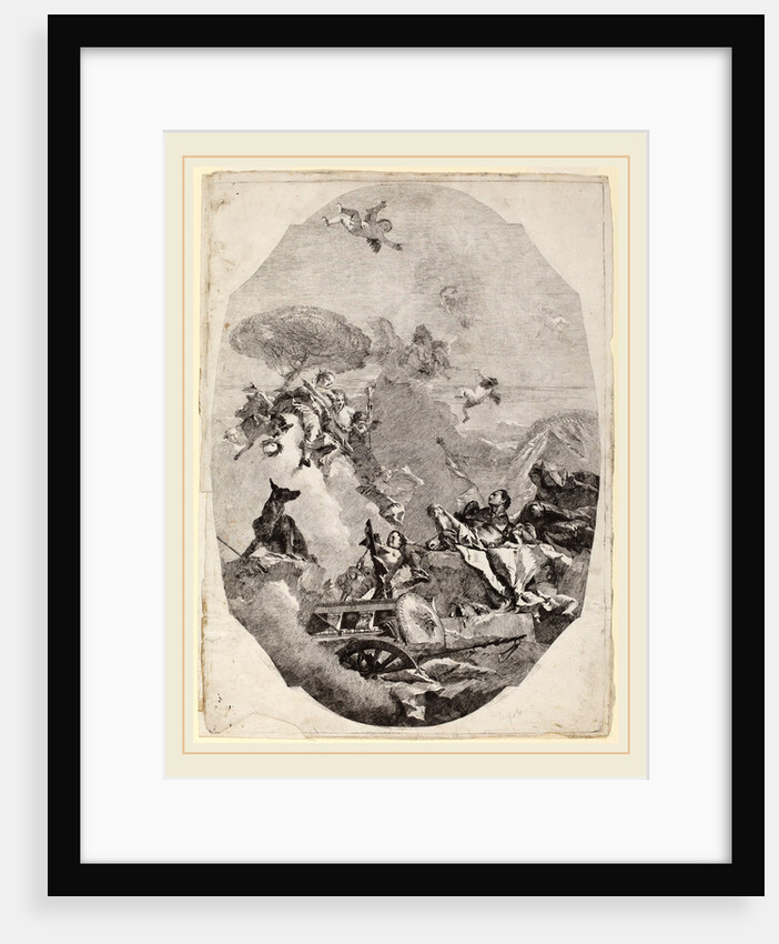 The Triumph of Mars by Lorenzo Baldissera Tiepolo