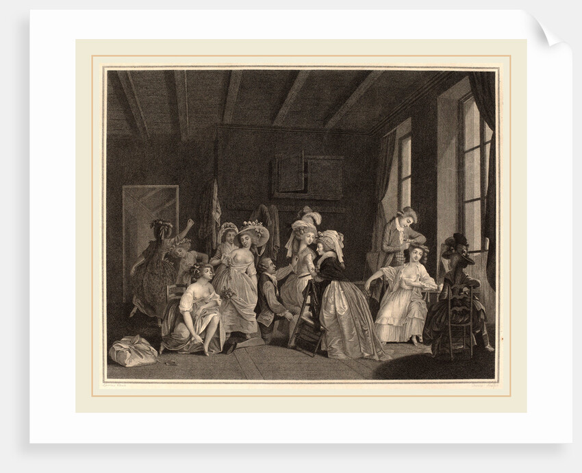 The Preparations for the Ballet, 1782 by Salvatore Tresca