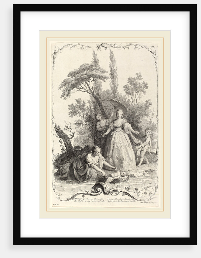 The Finding of Moses, c. 1745 by Joseph Wagner