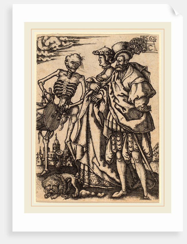 Death with a Couple, 1562 by Allaert Claesz