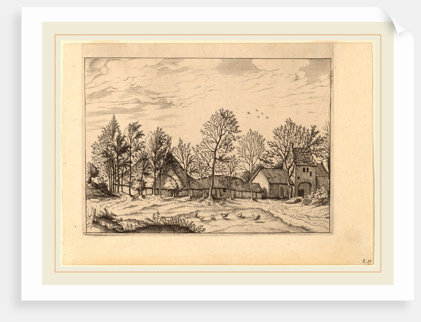 Farm with Gateway by Johannes and Lucas van Doetechum