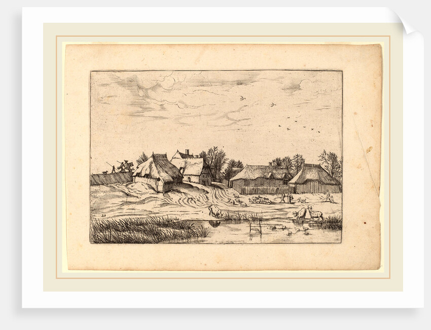 Farms by Johannes van Doetechum the Elder and Lucas van Doetechum