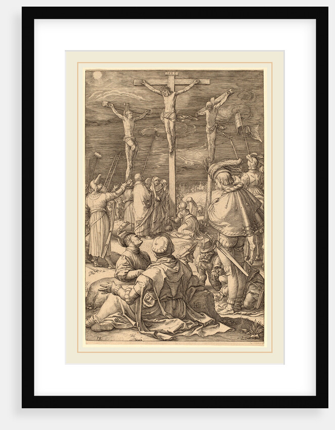 The Crucifixion, probably 1598 by Hendrik Goltzius