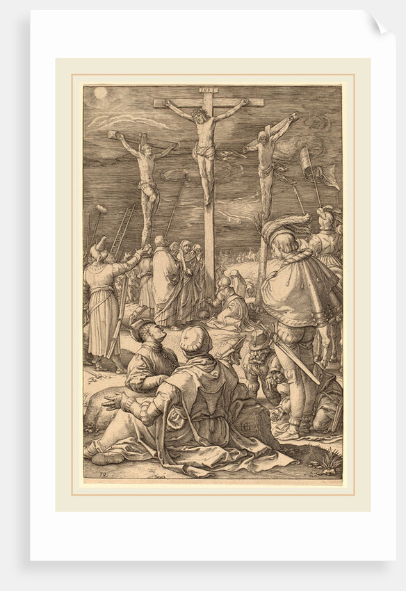 The Crucifixion, probably 1598 by Hendrik Goltzius