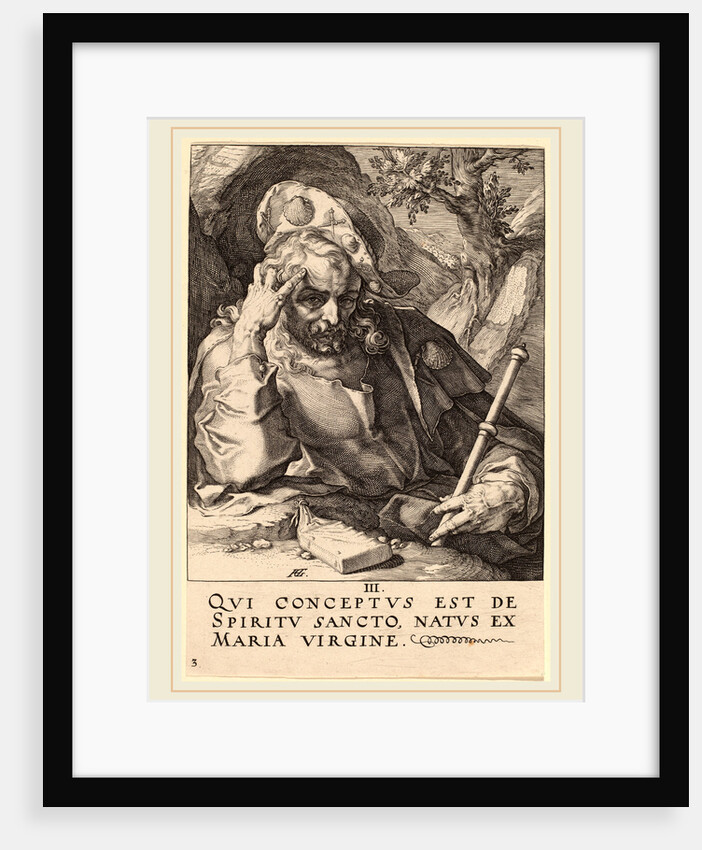 Saint James Major, probably 1589 by Hendrik Goltzius